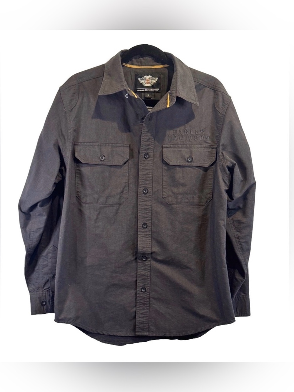 HARLEY-DAVIDSON | Button Down Shirt | Logo Back | Motorcycle | Biker